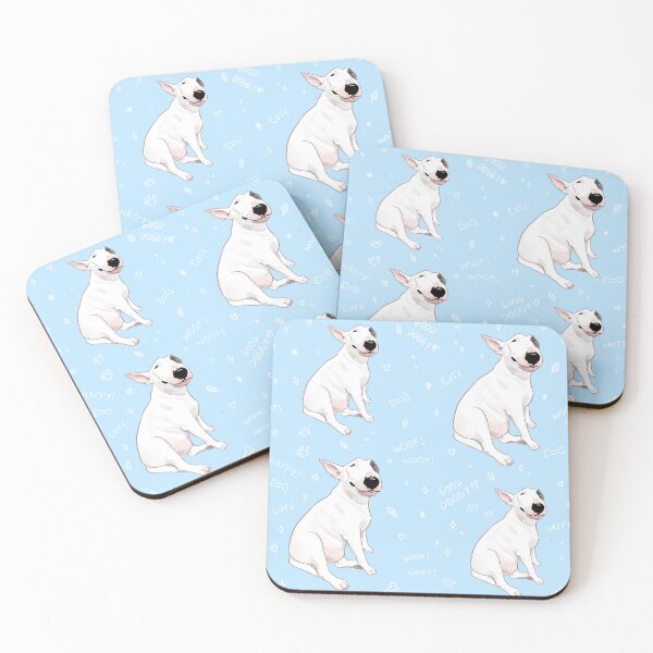Item preview, cute bull terrier dog designed and sold by kuinif.