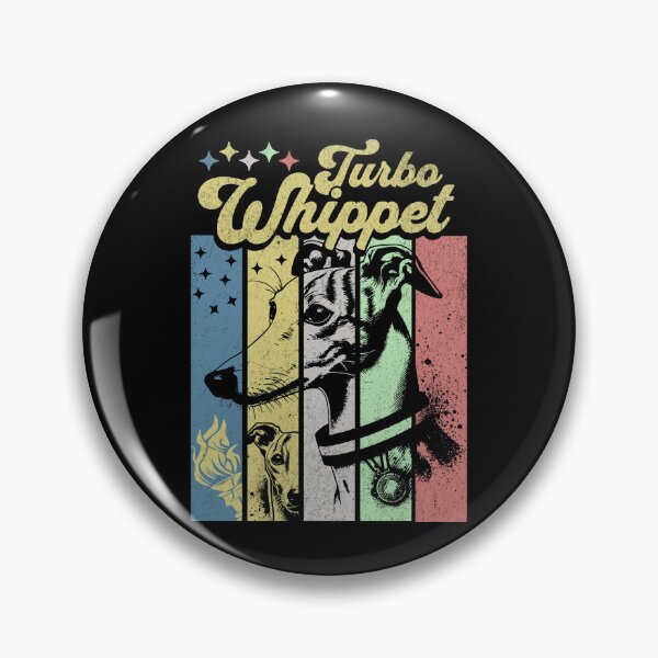 Item preview, Turbo Whippet Funny Greyhound Vintage designed and sold by Animalistawear.