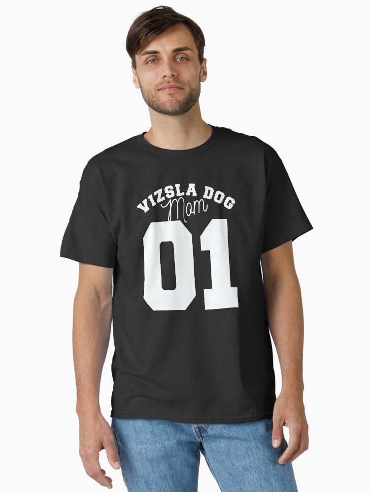 Thumbnail 2 of 7, Classic T-Shirt, Vizsla Mom designed and sold by K9ish.