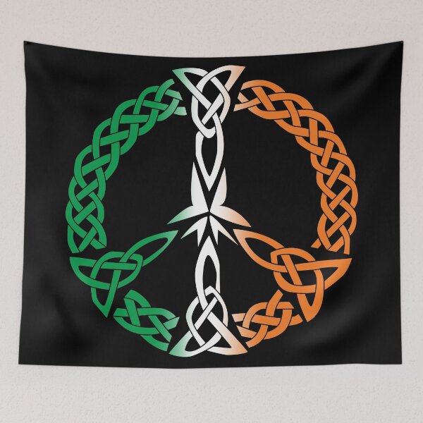 Item preview, Celtic Peace Irish Flag Colors designed and sold by HolidayT-Shirts.