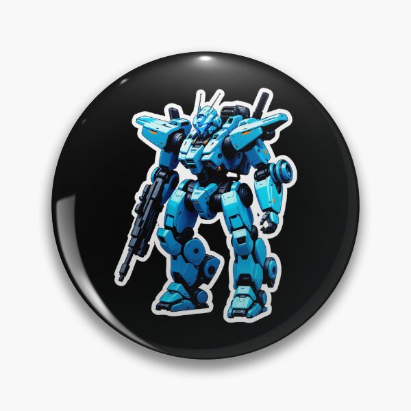 Item preview, High-Tech Blue Mecha Warrior designed and sold by artwaves.
