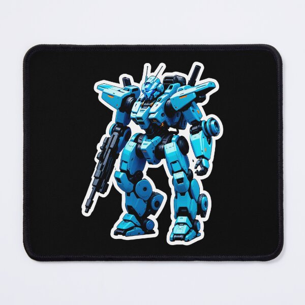 Item preview, High-Tech Blue Mecha Warrior designed and sold by artwaves.