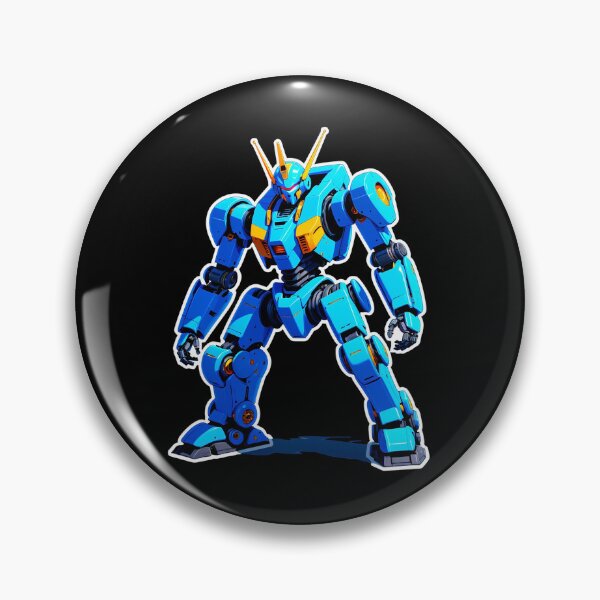 Item preview, Blue Robot with Yellow Antenna designed and sold by artwaves.