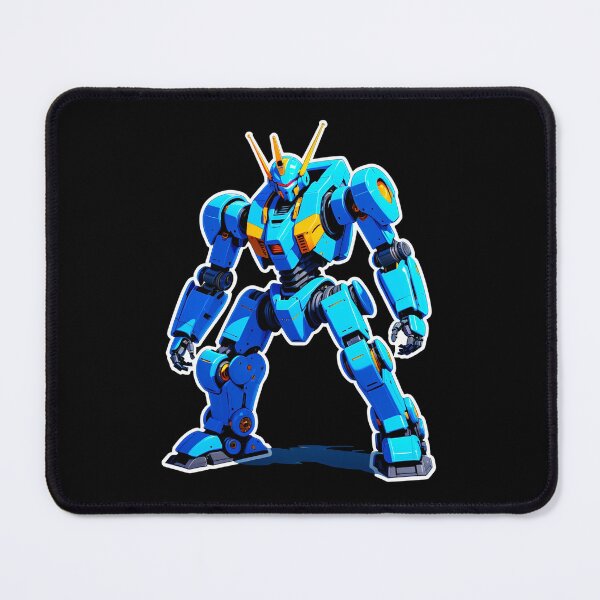 Item preview, Blue Robot with Yellow Antenna designed and sold by artwaves.