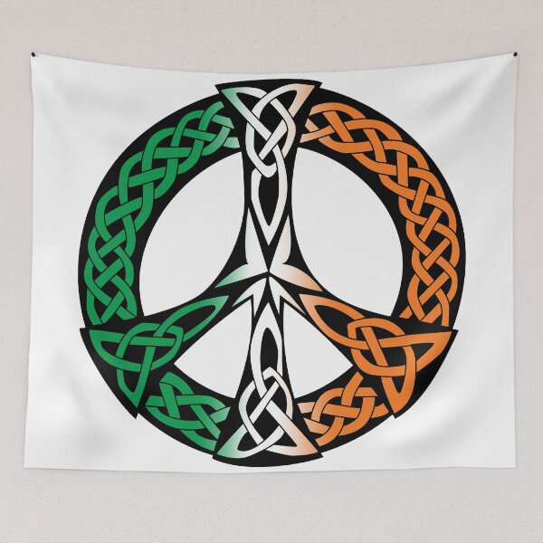 Item preview, Celtic Peace Irish Flag Colors designed and sold by HolidayT-Shirts.