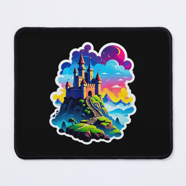 Item preview, Mystical Fortress Overlooking the Ethereal Mist designed and sold by artwaves.