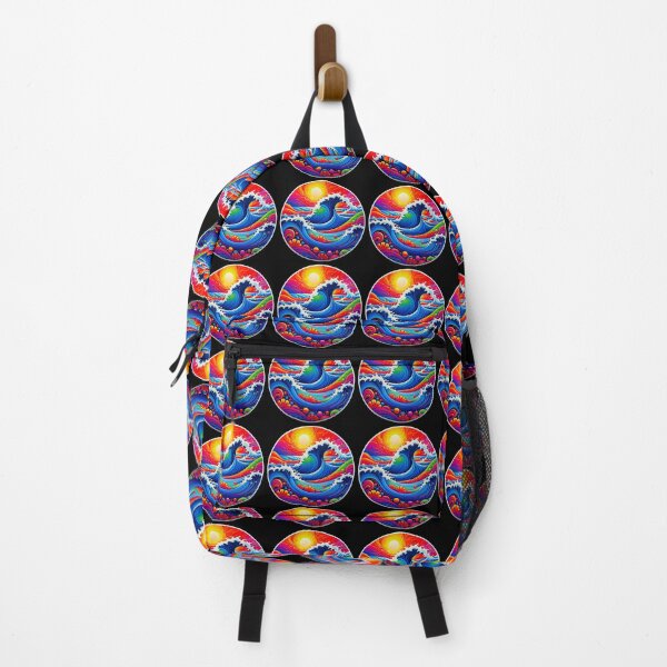 Item preview, Colorful Ocean Wave Art designed and sold by artwaves.