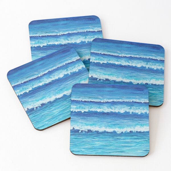 Item preview, Blue Ocean waves designed and sold by Art&Yoga -  MiritLevin.
