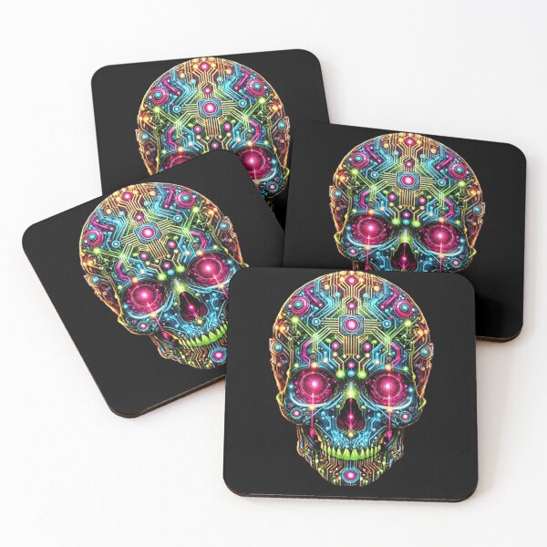 Item preview, Cyberpunk Skull designed and sold by LaNadaYFundante.