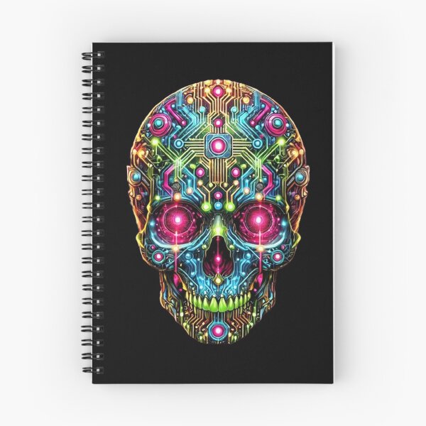 Item preview, Cyberpunk Skull designed and sold by LaNadaYFundante.