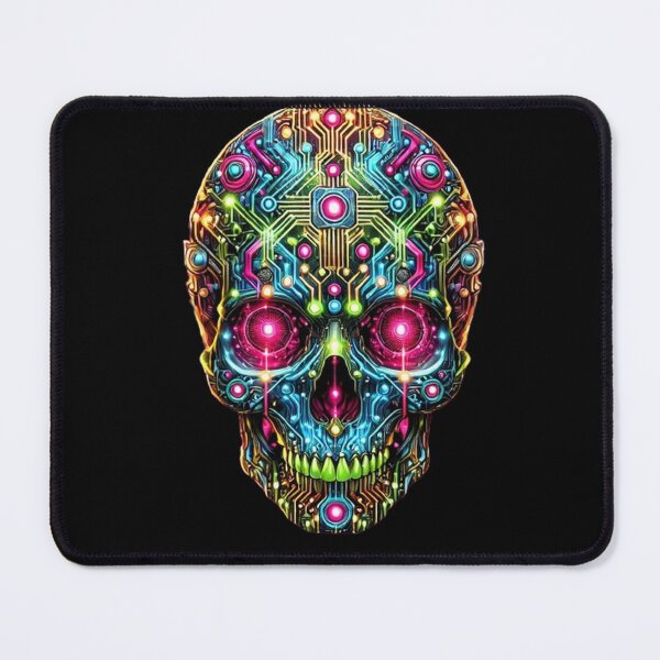 Item preview, Cyberpunk Skull designed and sold by LaNadaYFundante.
