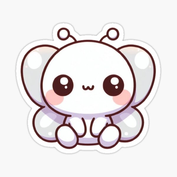 Item preview,  Flutter the Kawaii Butterfly designed and sold by Furbulous Faces.