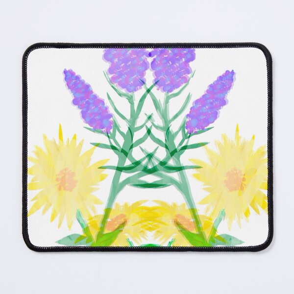 Item preview, Yellow and lavender flowers designed and sold by ricoflinn.