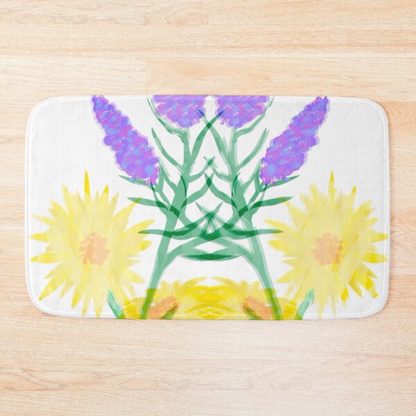 Item preview, Yellow and lavender flowers  designed and sold by ricoflinn.