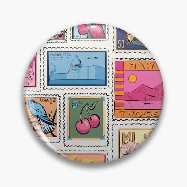 Item preview, Vintage Aesthetic Stamp Print designed and sold by Alexandra Jones.