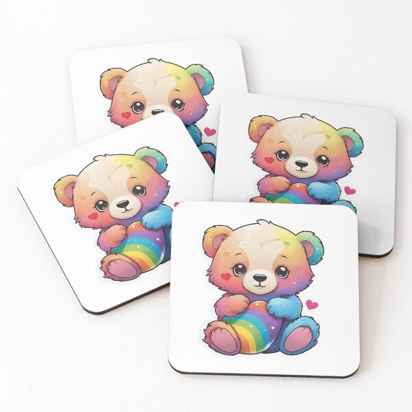 Item preview, Rainbow cute bear, Bear custom. designed and sold by CHOKCHAIVONGDEE.