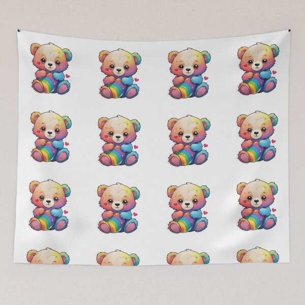 Item preview, Rainbow cute bear, Bear custom. designed and sold by CHOKCHAIVONGDEE.