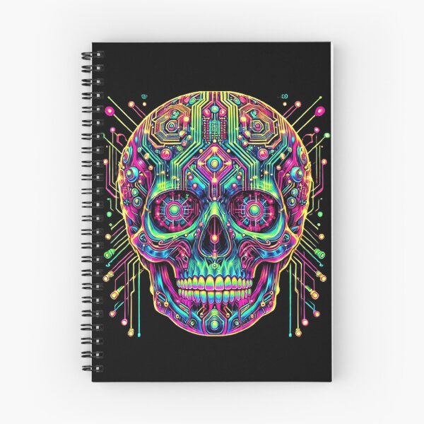 Item preview, Cyberpunk Skull 2 designed and sold by LaNadaYFundante.