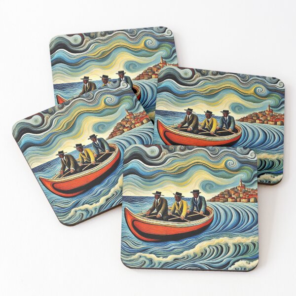 Item preview, Men in a boat 2 designed and sold by George Hutton Hunter.