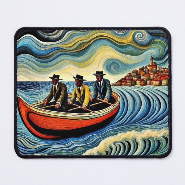 Item preview, Men in a boat 2 designed and sold by George Hutton Hunter.