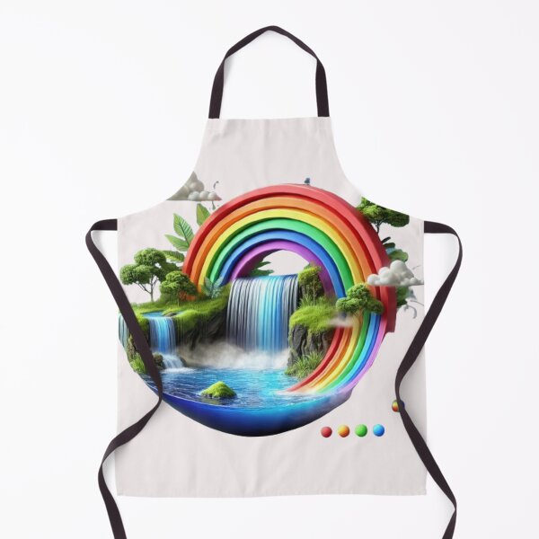 Item preview, Waterfall Rainbow 3D Serenity designed and sold by WildVista.