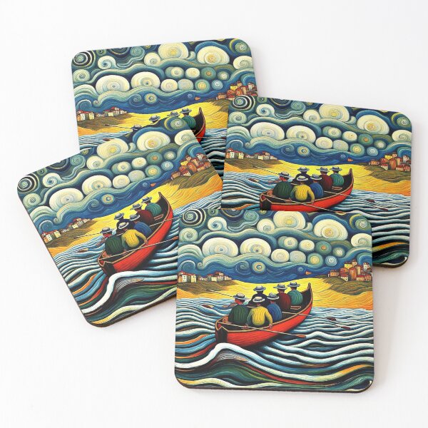 Item preview, Men in a boat 3 designed and sold by George Hutton Hunter.
