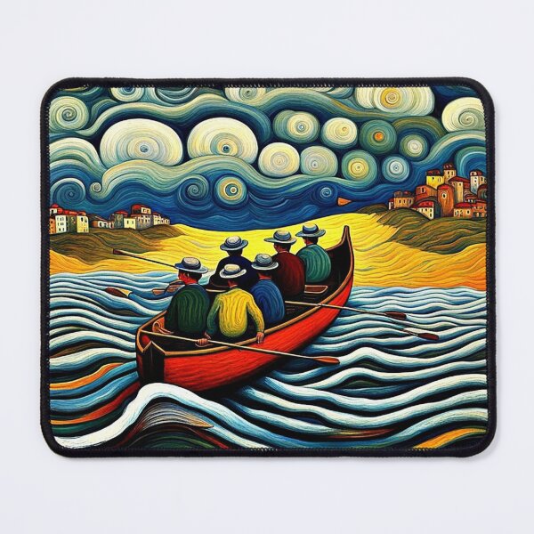 Item preview, Men in a boat 3 designed and sold by George Hutton Hunter.