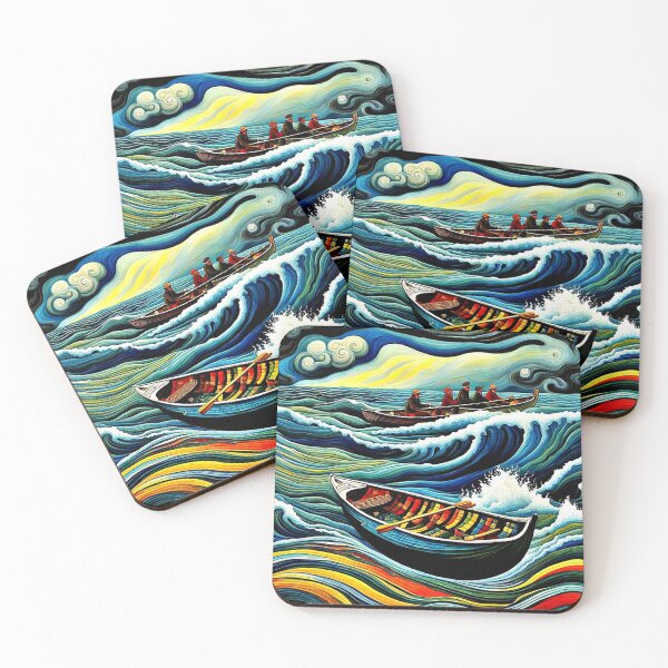 Item preview, Men in a boat 4 designed and sold by George Hutton Hunter.