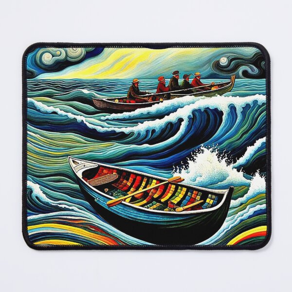 Item preview, Men in a boat 4 designed and sold by George Hutton Hunter.