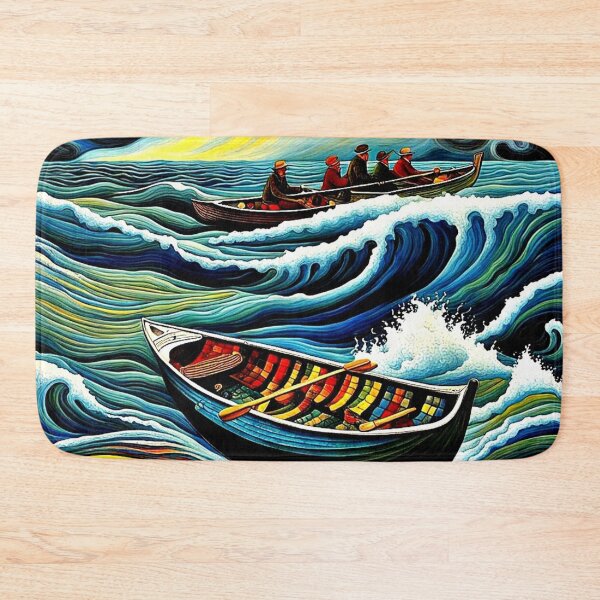 Item preview, Men in a boat 4 designed and sold by George Hutton Hunter.
