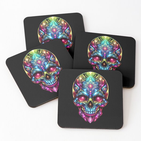 Item preview, Cyberpunk Skull 3 designed and sold by LaNadaYFundante.