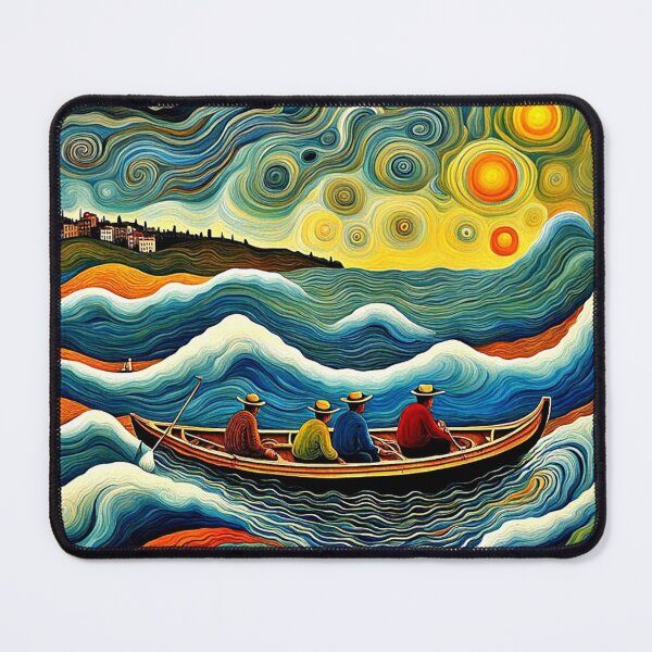 Item preview, Men in a boat 5 designed and sold by George Hutton Hunter.