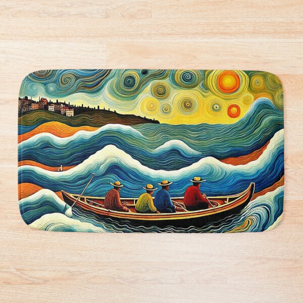 Item preview, Men in a boat 5 designed and sold by George Hutton Hunter.