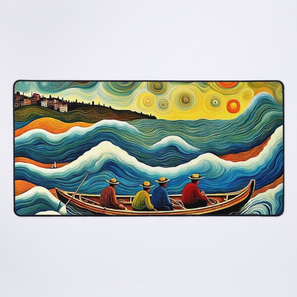 Item preview, Men in a boat 5 designed and sold by George Hutton Hunter.