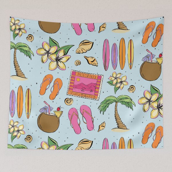 Item preview, Coconut Girl Beach Print designed and sold by Alexandra Jones.