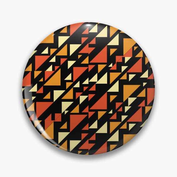 Item preview, Geometric Harmony: Sunset Triangles designed and sold by MaverickMarks.