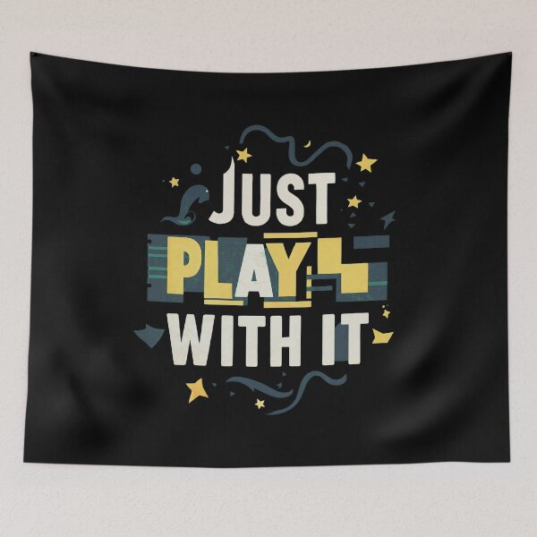 Item preview, Sticker T-Shirt Design Trending: Just Play With It designed and sold by ForeverPrintsOK.