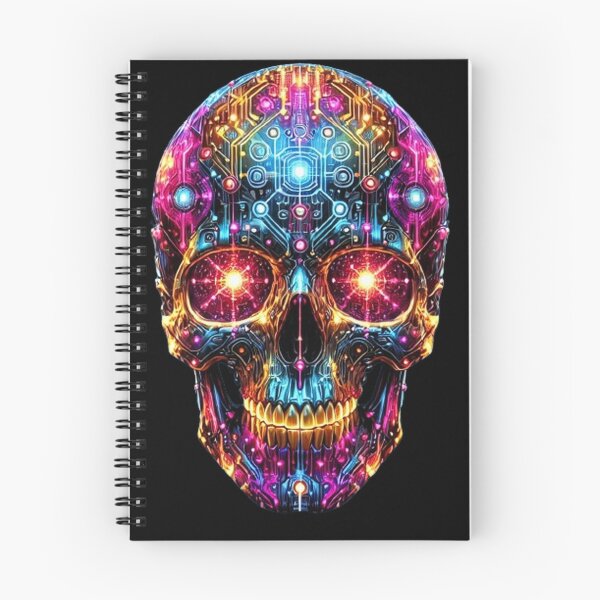 Item preview, Cyberpunk Skull 4 designed and sold by LaNadaYFundante.