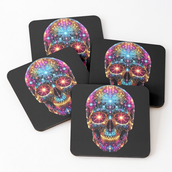 Item preview, Cyberpunk Skull 4 designed and sold by LaNadaYFundante.