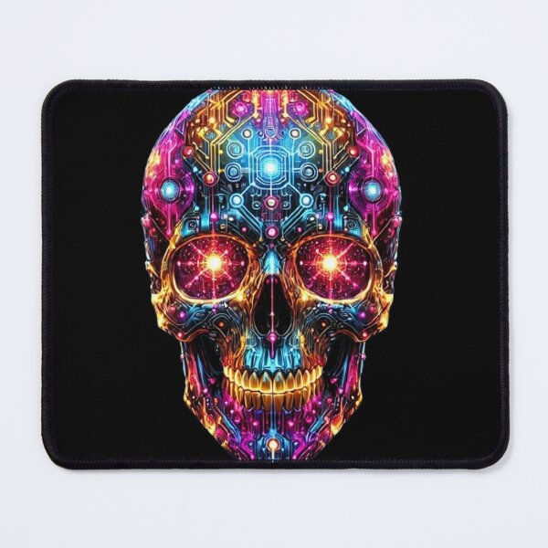 Item preview, Cyberpunk Skull 4 designed and sold by LaNadaYFundante.