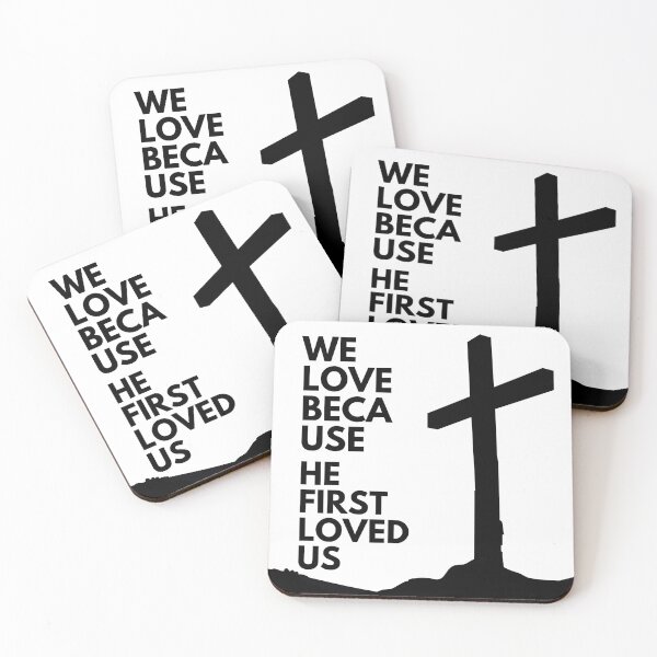 Item preview, We love because he first loved us - 1 John. 4.19 designed and sold by LivingWellness.