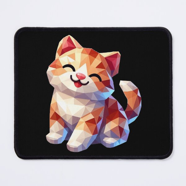 Item preview, Low poly cat design designed and sold by FreshArtFusion.