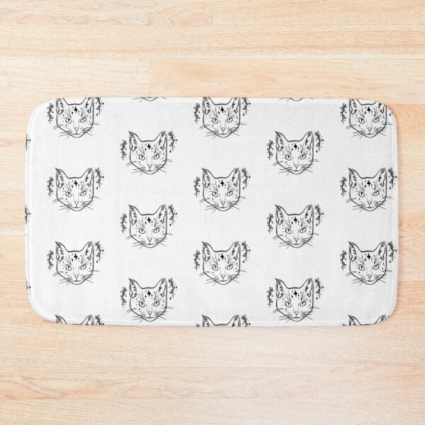 Item preview, Witchy whimsical cat designed and sold by ArtofBast.