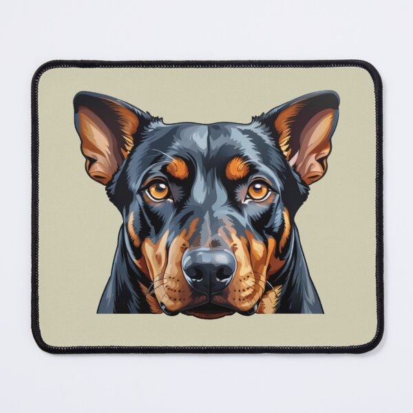 Item preview, Black doberman dog designed and sold by WildArtista.