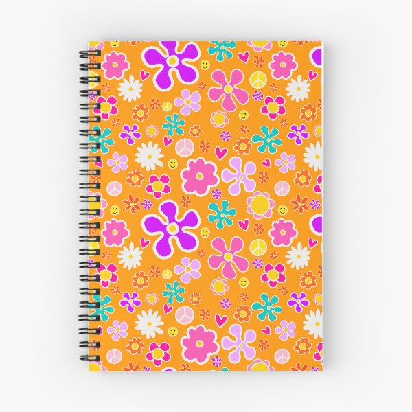 Item preview, Orange, Purple, Teal, Pink Trippy Flowers designed and sold by Leah Fox.
