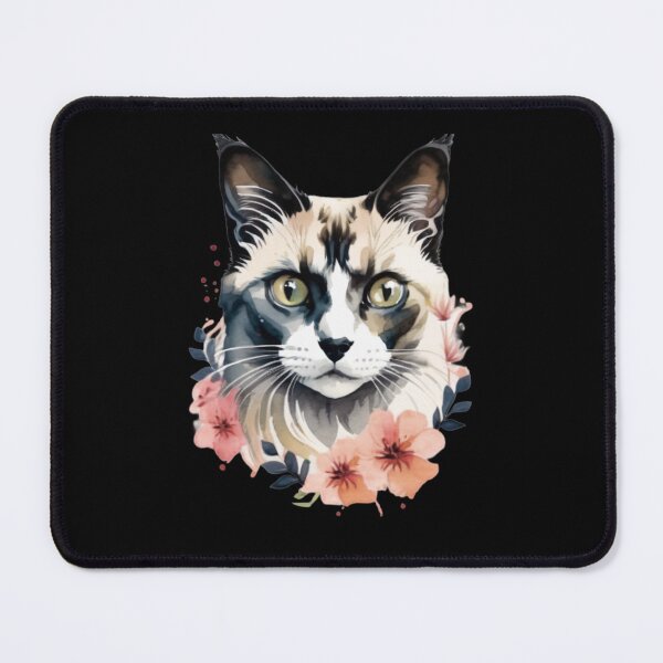 Item preview, balinese cat watercolor designed and sold by EuropeanPrints.