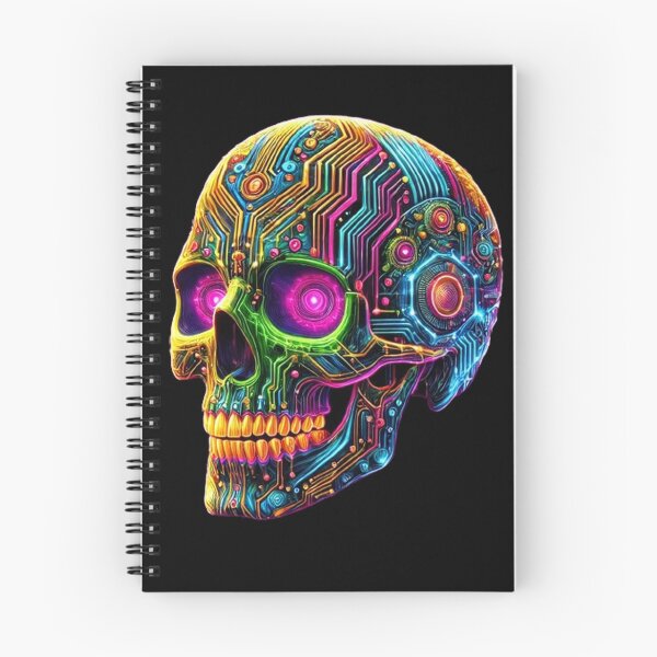 Item preview, Cyberpunk Skull 5 designed and sold by LaNadaYFundante.