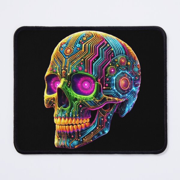 Item preview, Cyberpunk Skull 5 designed and sold by LaNadaYFundante.