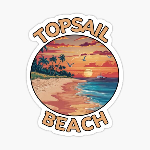 Item preview, Topsail Beach North Carolina Sunset designed and sold by Guess4best.