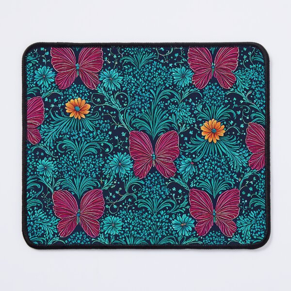 Item preview, Abstract Floral and Butterfly Pattern designed and sold by Pixevol.